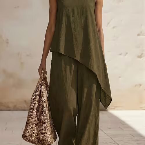 Conjunto Casual Feminino de 2 Peças